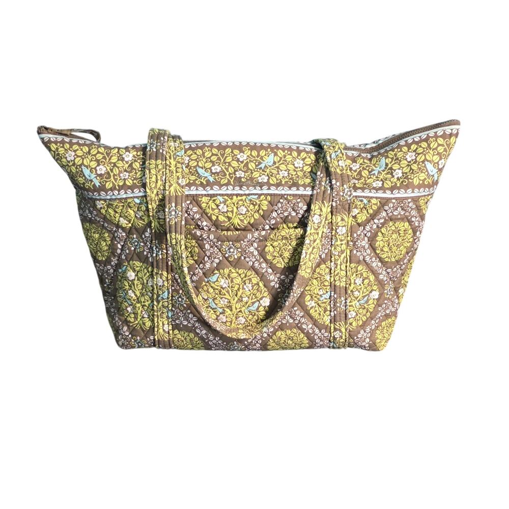 Vera Bradley Retired Large Weekender Bag Tote Sittin' in a Tree